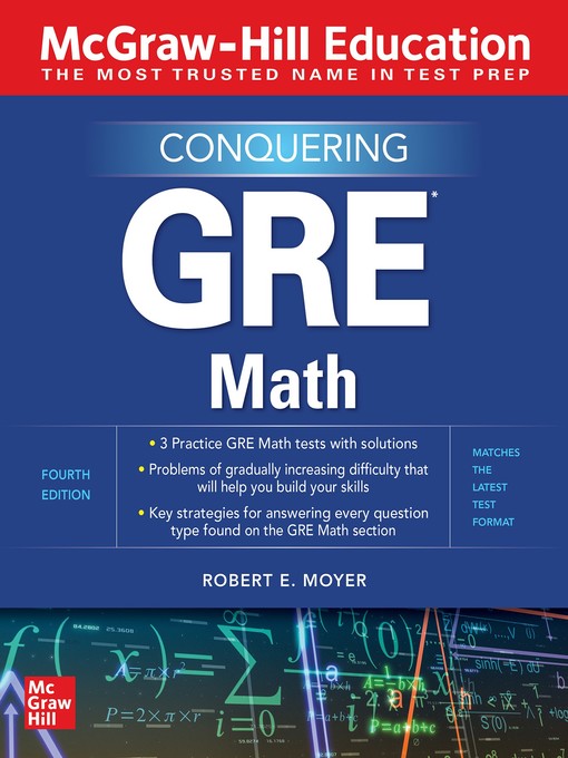 Cover image for McGraw-Hill Education Conquering GRE Math